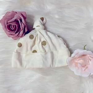 ✨NWT Gerber Organic 6-9 Months Gold Glitter Polka Dots✨